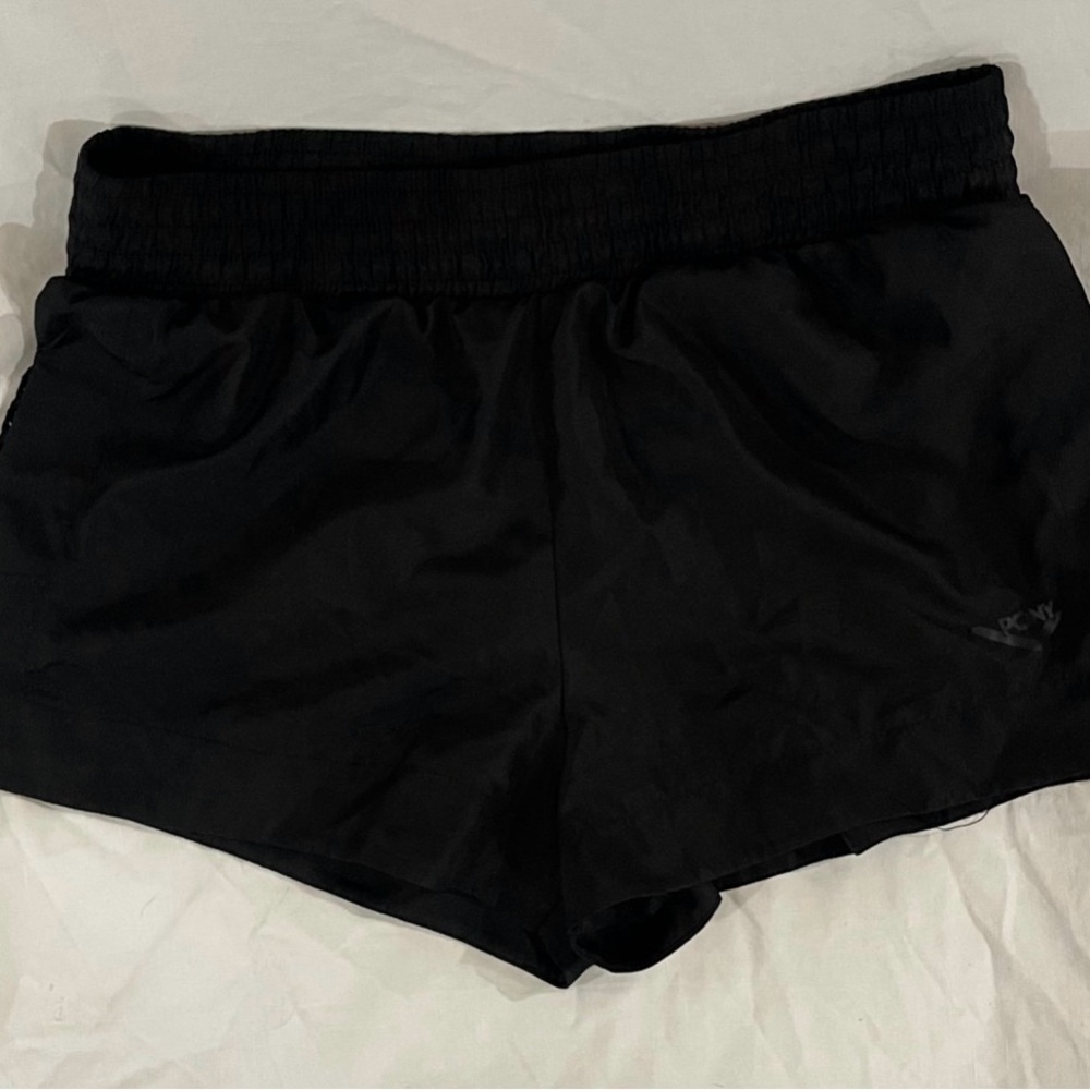 Pony Black Athletic Shorts with Lightweight Fabric